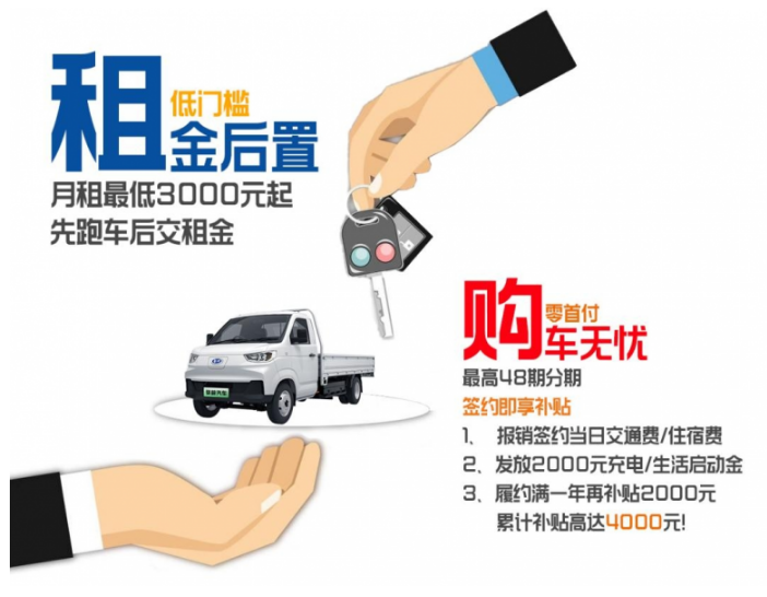零首付+月租后置！骐跃星途破解物流创业难题(图2)
