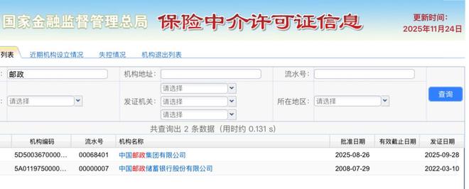 全国的邮政网点可卖保险了(图1)